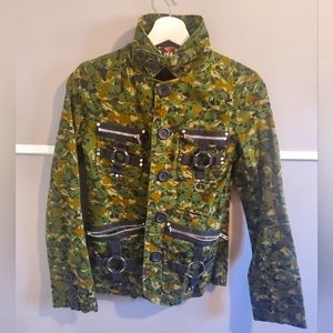 Living Dead Souls Green Skull Camo